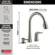 Delta Kate Single Handle Pull-Down Kitchen Faucet in Stainless 16970-SSSD-DST
