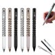 thumbnail image 2 of 6Pcs Crinkle Pen, Geometric Metal Shape Shifting Switch Pens for School Home Office Supplies, 0.5mm, 2 of 5