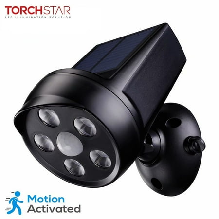 - TORCHSTAR Solar Security Light, Wireless Outdoor LED Solar Motion Lights, Black