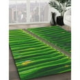 thumbnail image 3 of Ahgly Company Machine Washable Indoor Rectangle Transitional Deep Emerald Green Area Rugs, 5' x 8', 3 of 7
