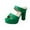 Green, variant on VEKDONE Women's Platform Sandals Women's Fashion Casual Spring And Summer New Style Fish Mouth High Heels Sandals