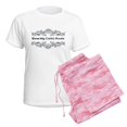 thumbnail image 6 of CafePress - Bless My Celtic Roots Women's Light Pajamas - Women's Short Sleeve Print T-Shirt and Pants Light Cotton Pajama Set, 6 of 7