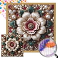 thumbnail image 1 of 5D DIY Taladro Parcial AB Diamante Pintura Perla Pared Art45x45cm, 1 of 9