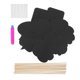 thumbnail image 2 of 1 Set Of Writable Diy Wedding Photo Booth Props: Black Card Set For Creative Wedding Reception - Event Photography Props, 2 of 3