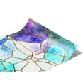 thumbnail image 2 of Rwraps Blue Mosaic Glass River Gloss Vinyl Film Wrap 59in x 29ft Vinyl Vehicle Car Film Sheet Roll, 2 of 9