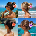 thumbnail image 6 of Vigorpace 6 Pcs Flower Hair Clips for Women Girls, Hawaiian Flower Hair Clips, Cute Tropical Summer Beach Hair Accessories, 6 of 6