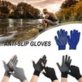 thumbnail image 2 of Fishing Gloves Anti-Slip Sunscreen Angling Gloves With B9 Grips Anti Slip K2X4, 2 of 5