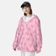 thumbnail image 3 of Balery Pink Bows Sudadera ligera de manga larga con capucha y protección solar UPF 50+ para hombre y mujer, ideal para pesca y running-Large, 3 of 7