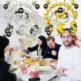 thumbnail image 2 of Kit de 50 globos para fiesta de Eid Ramadan Mubarak, papel de aluminio dorado, 2 of 7