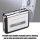 thumbnail image 3 of Reproductor De Casete USB, Convertidor De Captura De Cinta USB A MP3 Reproductor De Música De Audio Estéreo Reproductor De Casete, Reproductor De Cinta Portátil Captura Música, 3 of 7