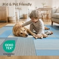 thumbnail image 4 of ODIKA 6'x9' Washable Area Rug With Modern Striped Panels And Minimalist Accent Lines Abstract Colorblock for Family Room, Living Mater Bedroom, Non-Slip, Easy Care, 4 of 7