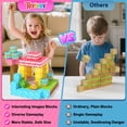 thumbnail image 4 of Bloques magnéticos Toylogy, 200 unidades, Forest Candy Mine Magworld, 4 of 7