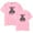 Pink, variant on James Arthur Unisex retro casual loose summer short sleeved T-shirt top