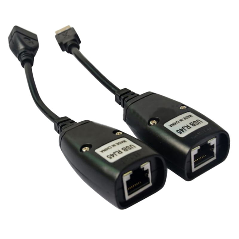 NT50-B  Extensor Alargador USB 2.0 por Cable Cat5 o Cat6 RJ45