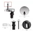 thumbnail image 2 of Bisagra para asiento de inodoro, fijaciones de bisagras de liberación rápida, con fijación de tornillo de goma, se adapta a bisagras de tapa superior de inodoro Rojo Verde  Cocina, Decoración y Otros, 2 of 5
