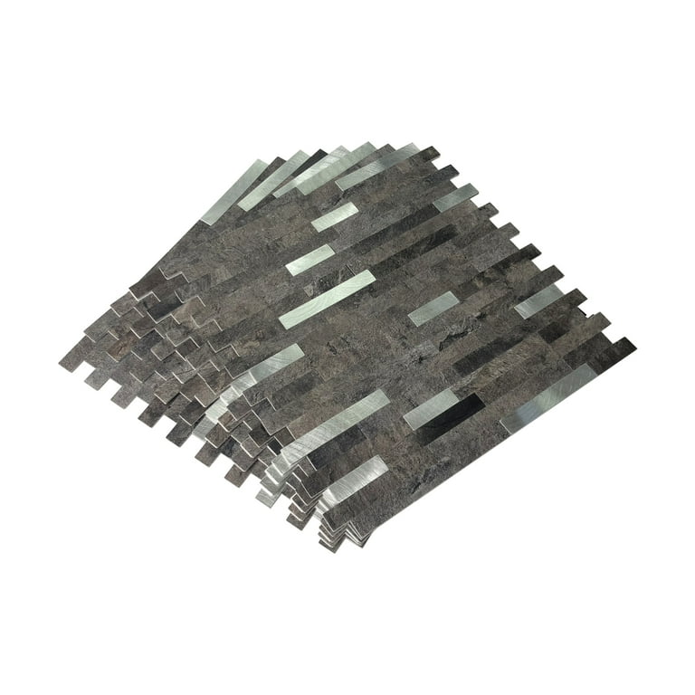 Art3d Ripe Fig 12 in. x 12 in. Peel and Stick Tiles Faux Stone Material (5-Pack) Art3d Ripe Fig 12 in. x 12 in. Peel and Stick Tiles Faux Stone Material (5-Pack)