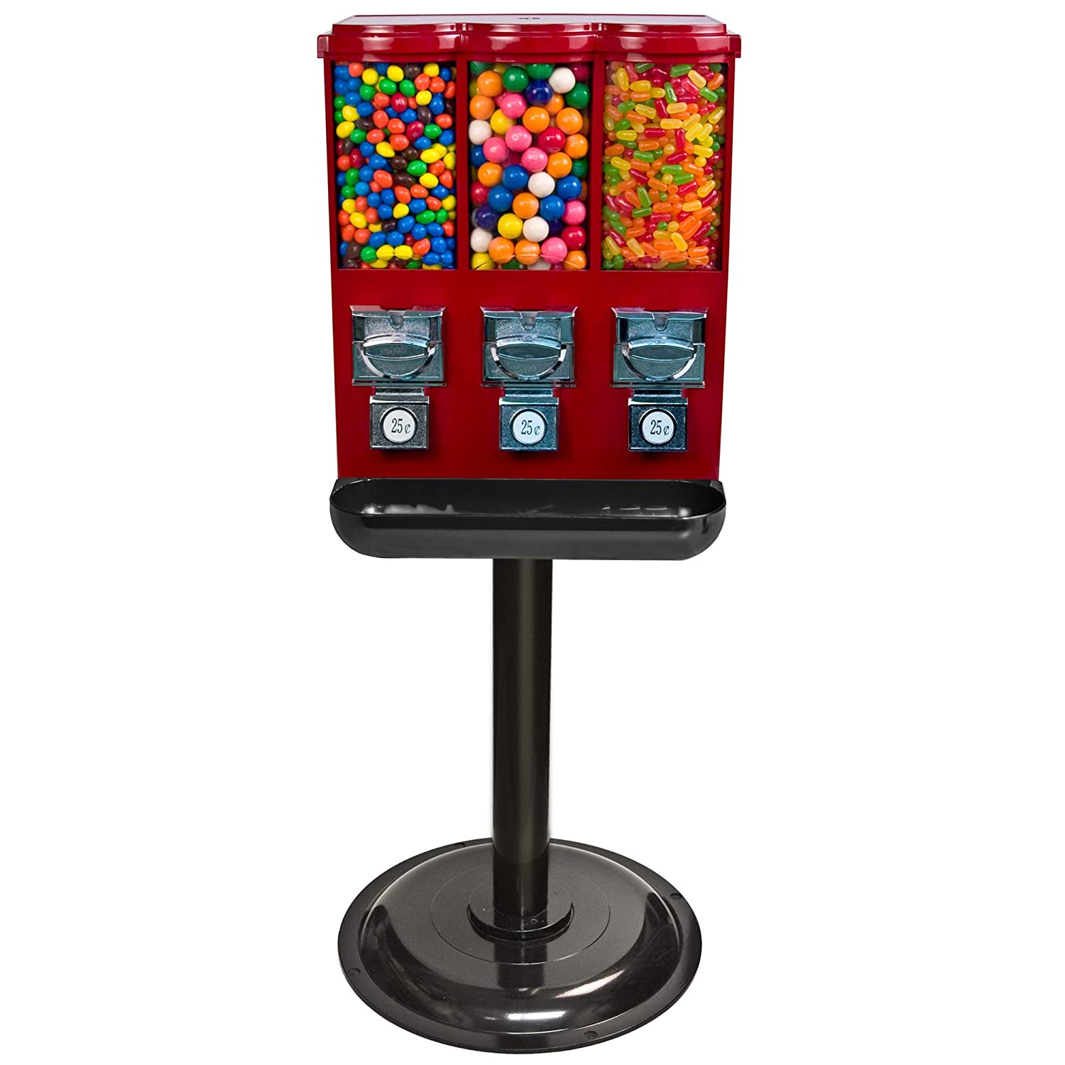 Vending Machine Commercial Gumball And Candy Machine With Stand 