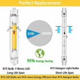thumbnail image 3 of 2pcs R7S 118mm LED bulb 20w Dimmable, Warm white 3000k, no flickering, 3 of 3