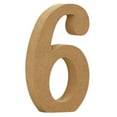 thumbnail image 2 of Desk Decor,Wood Wooden Number Log Alphabet Wedding Birthday Party Home Decorations, 2 of 3