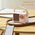 thumbnail image 4 of Altavoz retro compatible con Bluetooth Tarjeta de memoria AUX Reproducción de audio Reproductor de música Universal Accesorios Electrónicos, 4 of 9