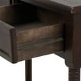 thumbnail image 4 of Entryway Table with Solid Wood Legs Console Table Traditional Design with Two Drawers and Bottom Shelf Sofa Table, 4 of 7