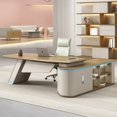 thumbnail image 2 of Office Desk Organizer Study Standing Conference Cute Desktops Adjustable Desk Home Executive Escrivaninha Para Quarto Furniture My Lux Decor Round, 2 of 11
