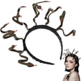 thumbnail image 2 of Diadema de disfraz de Medusa, tocado para Halloween, carnaval, Mardi Gras, fiesta de máscaras, suministros, 2 of 6