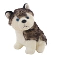 thumbnail image 1 of Muñeca de peluche realista con dibujos animados de husky, 23 cm, 1 of 2