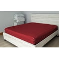 thumbnail image 2 of Luxurious Zip On Sheets Twin XL Size(39X80) - Includes 2 Zip Sheets +1 Bottom Fitted Base - Fit's 16” In Deep Pocket - Zip Sheets Easy to Change - 600 TC Cotton Fitted Sheet - Burgundy Color, 2 of 8
