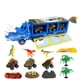 thumbnail image 2 of Camión de dinosaurios de juguete para niños, regalo, transportador de dinosaurios, camión de almacenamiento, coche de juguete con mango portátil, el mejor juguete eléctrico de inercia para tirar hacia atrás, 2 of 8