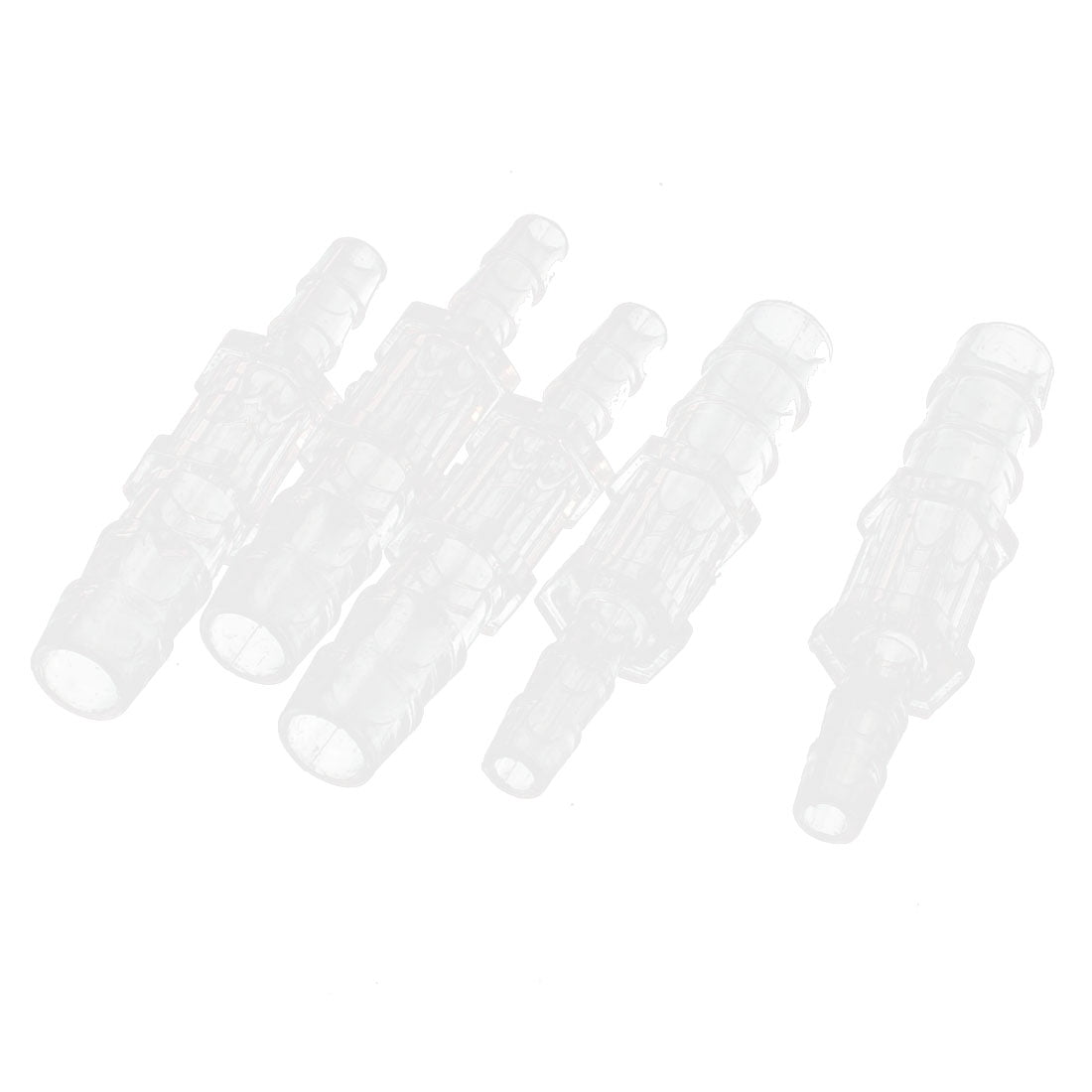 Unique Bargains 5 Pcs 8mm to 4mm Pipe Dia 2 Way Aquarium Tank Air