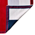 thumbnail image 4 of Better Homes & Gardens Coastal Resort Cotton Blend Beach Towel, 40 x 72 in, Red & Navy, 4 of 6