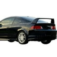thumbnail image 2 of Ikon Motorsports 3PCS Stand Up Rear Trunk Deck Lid Spoiler Wing Lip For 2002-2006 Acura RSX DC5 Type R TR Style Painted #B520P Vivid Blue Pearl ABS, 2 of 3