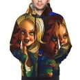 thumbnail image 5 of Lsque Chucky Pattern Casual Men's Hoodie,Hooded Sweatshirt with Kangaroo Pocket,Pullover Hoodie-Medium, 5 of 8
