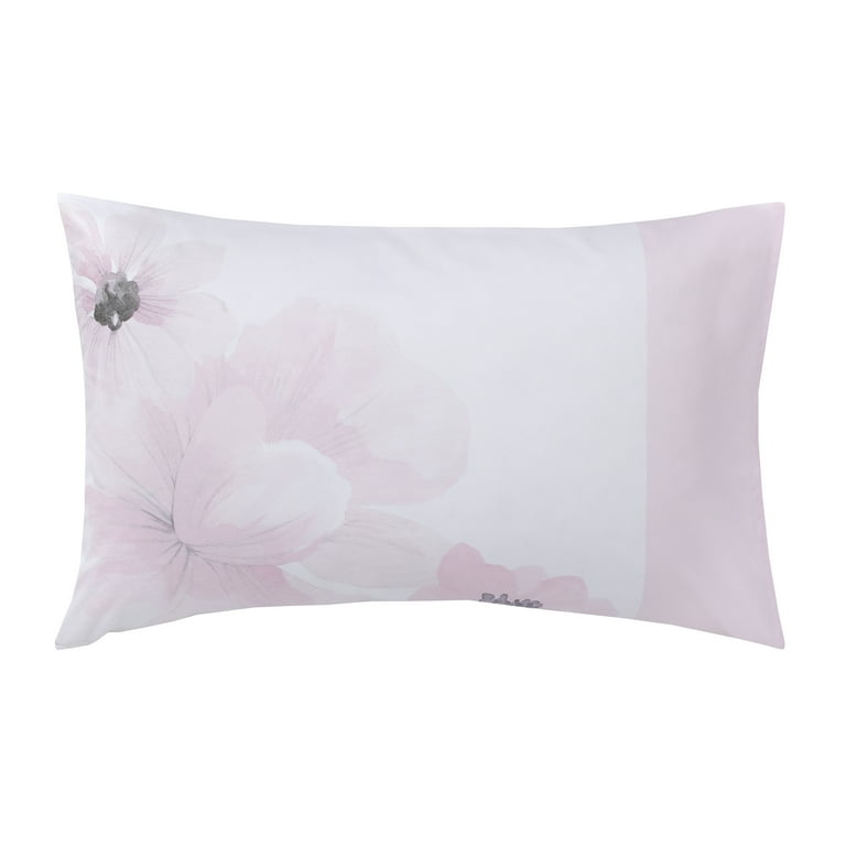 Peryiter Toddler Bedding Set 4-Piece - Pink Butterfly Theme Ultra Soft Crib Bedding For Girls & Boys