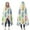 Yellow Boho Tribal, variant on Wearable Blanket,White Boho Bohemia Rainbows Clouds Stars Pattern Hooded Wearable Flannel Blanket for Adults & Teens,Winter Poncho Shawl Wrap Cape Cozy Anti-Pill,50"x60"