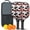 Pioneer Flower Floral-3, variant on Pickleball Paddles Set,Pioneer Flower Floral Print Pattern Fiberglass Surface Pickleball Racket Set with 2 Indoor Outdoor Pickleball Balls and Pickleball Bag,Pickle-ball Equipment