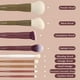thumbnail image 2 of Set de brochas de maquillaje EIGSHOW Essential Kabuki 9 piezas para mujer, 2 of 9