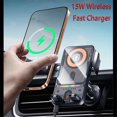 thumbnail image 2 of Wireless Car Phone Holder 15W Wireless Fast Charging for A, 2 of 5