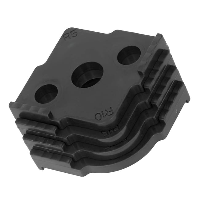 Gabarit de Coin à Rayon, Gabarit de Routeur Résistant à l'Usure 4 Pcs pour Cadre Photo à Angle Droit Noir