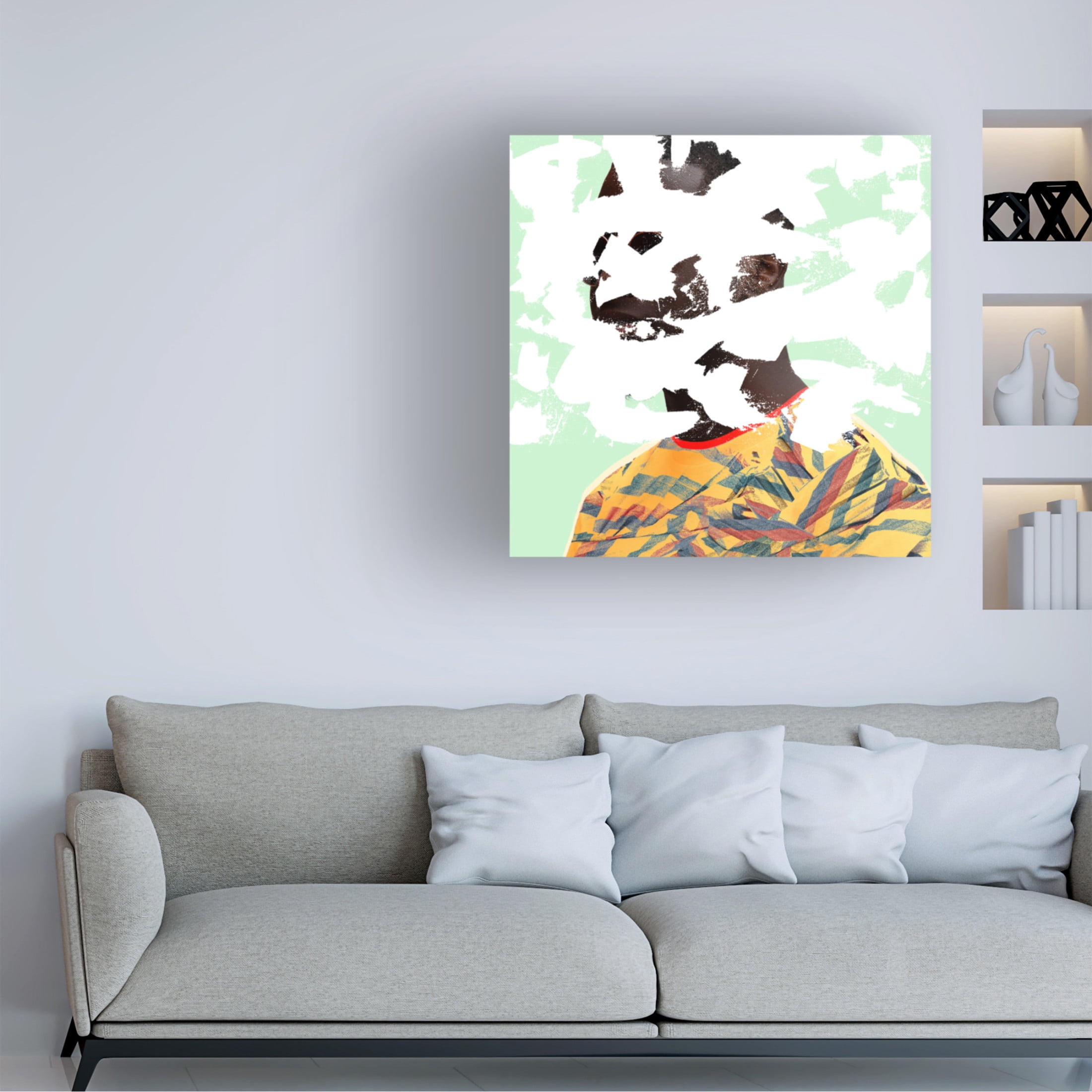 Canvas Wall Art - NUMA Art '206 Close Up Square' Wall Art for Living Room, Bedroom, or Office Décor by Trademark Fine Art - 14 x 14 Inches