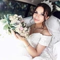 thumbnail image 2 of TIARA CORONA TOCADO PEINETA NOVIA XV BODA COMUNIÓN PRINCESA NIÑA CERTAMEN METAL PLATEADA CRISTALES M0010 GENÉRICA CUSTOM BRILLA PL, 2 of 2
