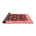thumbnail image 2 of Ahgly Company Indoor Square Oriental Red Industrial Area Rugs, 8' Square, 2 of 4