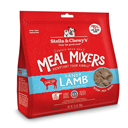 Stella & Chewy's FreezeDried Raw Dandy Lamb Meal Mixers GrainFree Dog