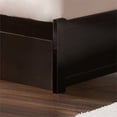 thumbnail image 4 of Nantucket King Wood Platform Bed with Footboard and Storage Drawers in Espresso, 4 of 9