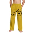 thumbnail image 3 of SGFCWSX Boys Lounge Pants Elastic Waist Graphic Loose Fit Soft Casual Pants for Kids Yellow Size 8 Years, 3 of 10