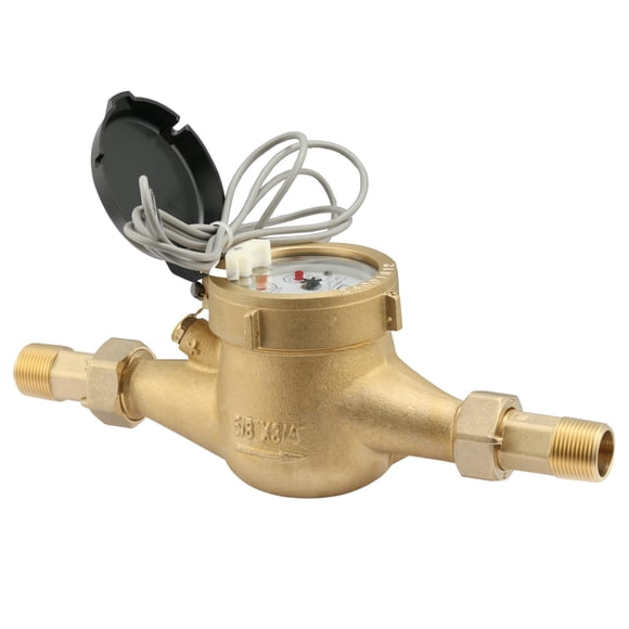 Medidor de agua Watflow DN20 3/4 NPT con salida de pulsos, latón