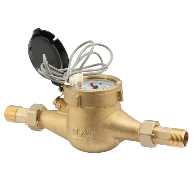 Medidor de agua Watflow DN20 3/4 NPT con salida de pulsos, latón