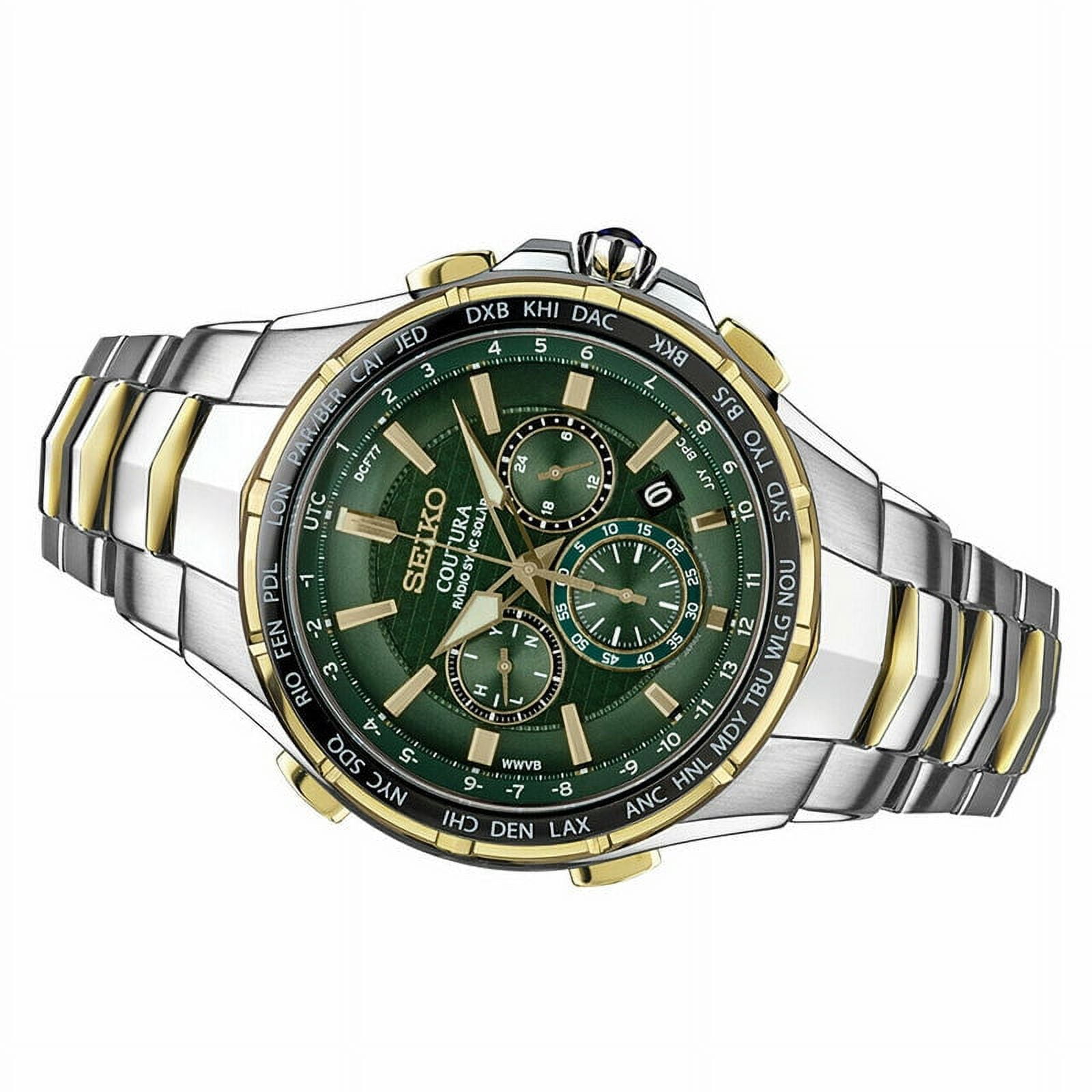 Seiko Coutura Perpetual World Time Chronograph, Eco-Drive Seiko Coutura Perpetual World Time Chronograph, Eco-Drive