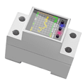 thumbnail image 2 of GR2P 100A Medidor de Electricidad Inteligente Tuya WiFi Medidor de Energía de Riel DIN Monitor de Pantalla Digital Amperímetro de Curva de Voltaje, 2 of 5